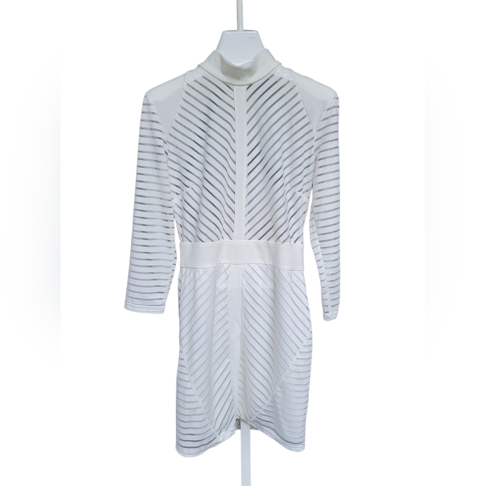 "Unbranded " Off White " sheer dress